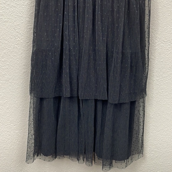 NWT Dress The Population Kady Dress Sequin Tulle Tiered Party Sparkle Sz L - Picture 5 of 11